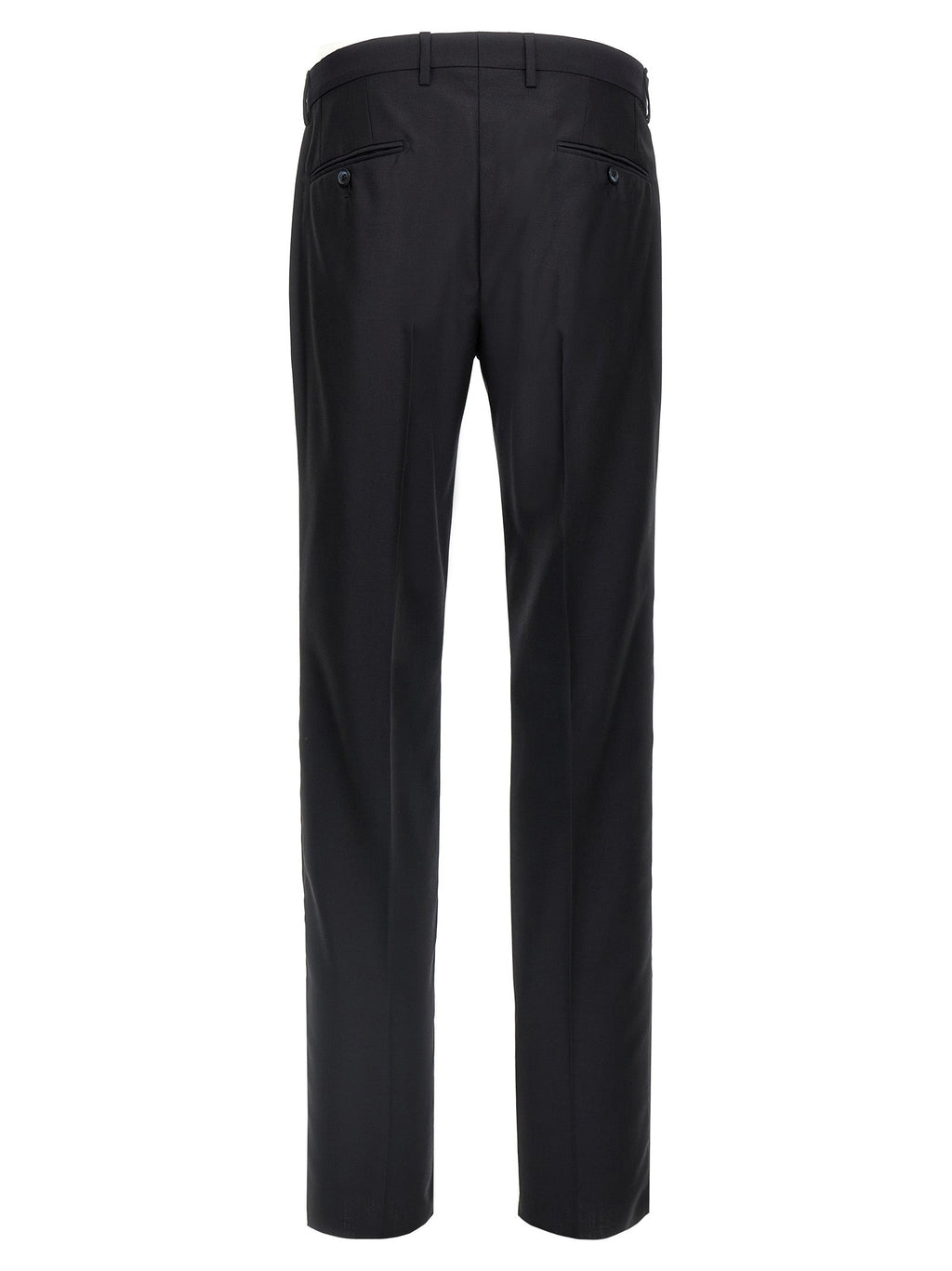 Dolce & Gabbana Blue Virgin Wool Two-Piece Suit