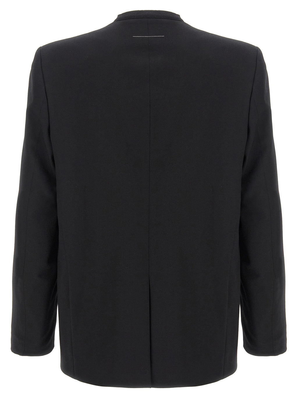 MM6 Maison Margiela Black Polyester Blazer