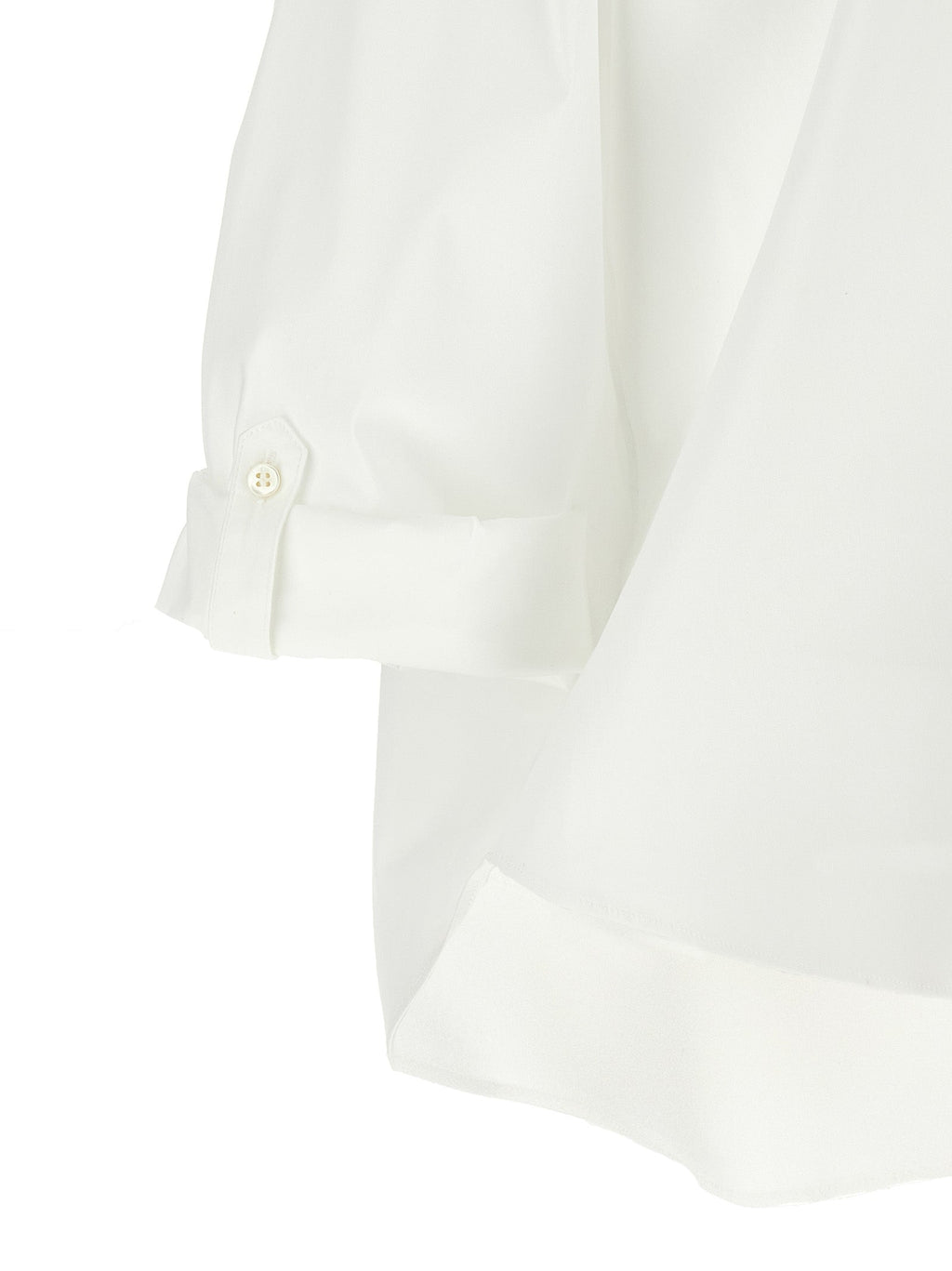 Brunello Cucinelli White Cotton Blouse