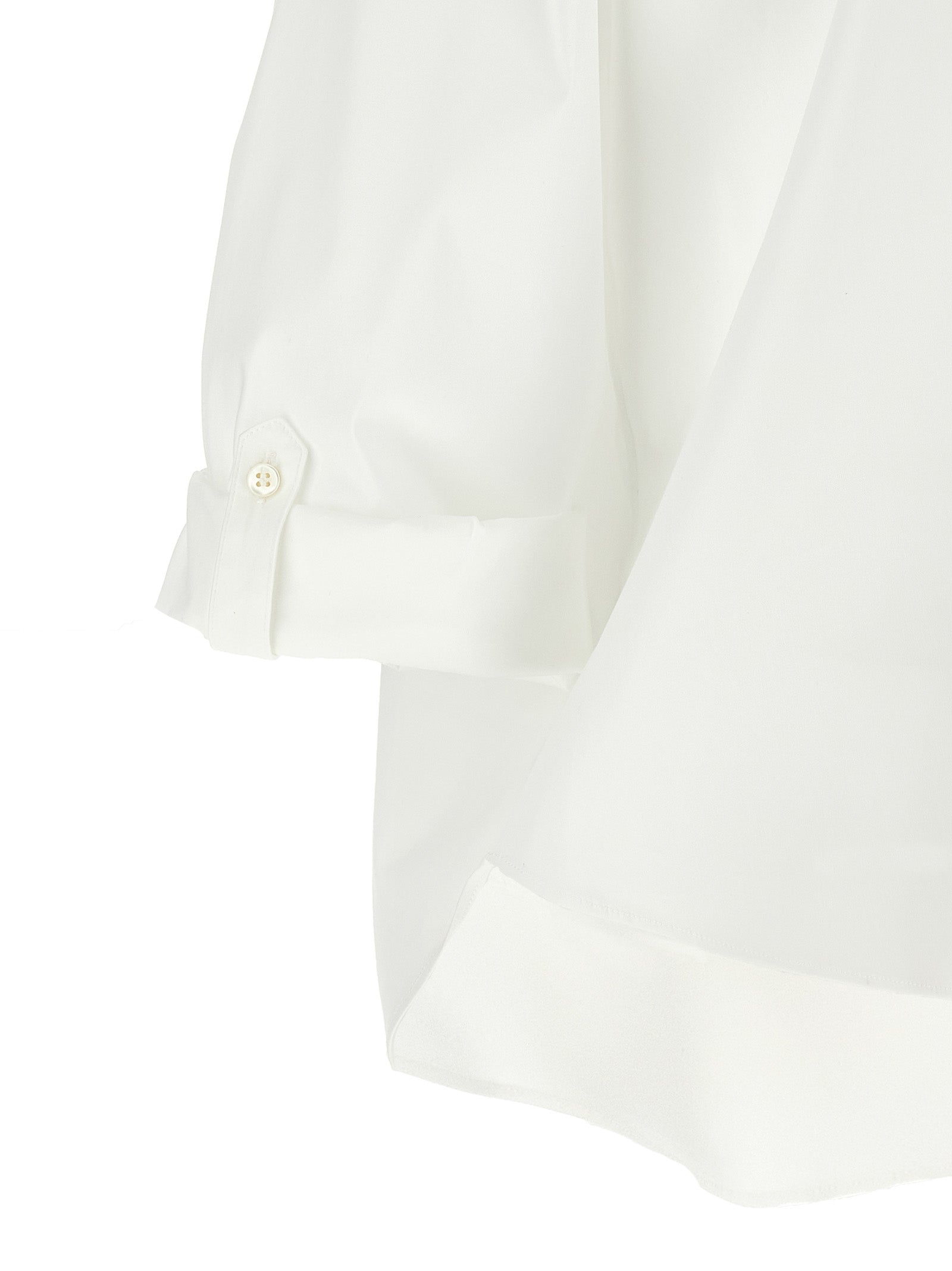 Brunello Cucinelli White Cotton Blouse
