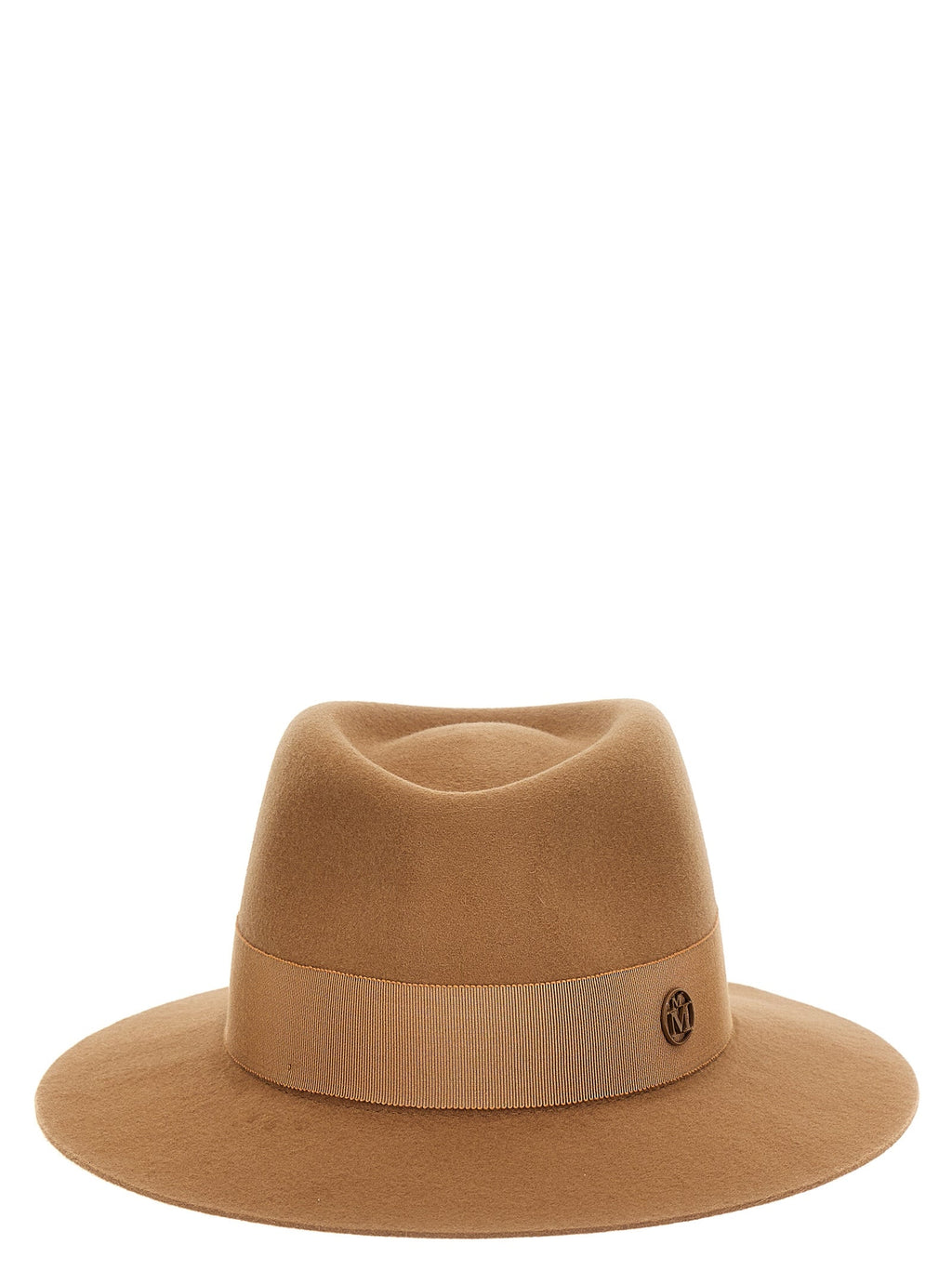Maison Michel Brown Wool Fedora