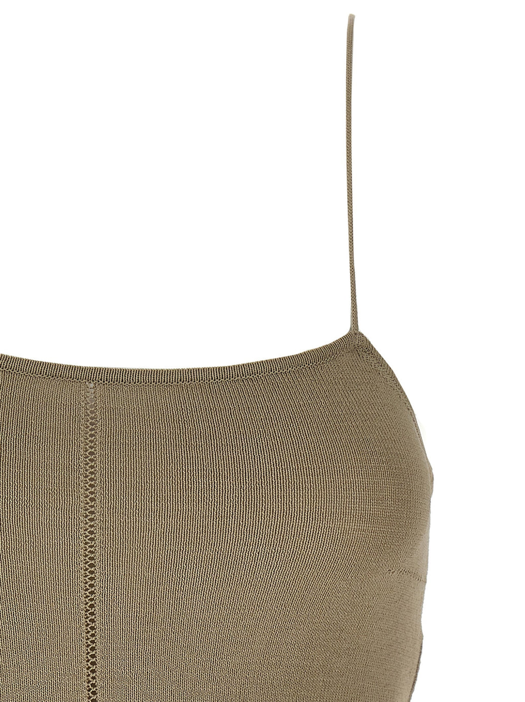 Lemaire Beige Viscose Tank Tops