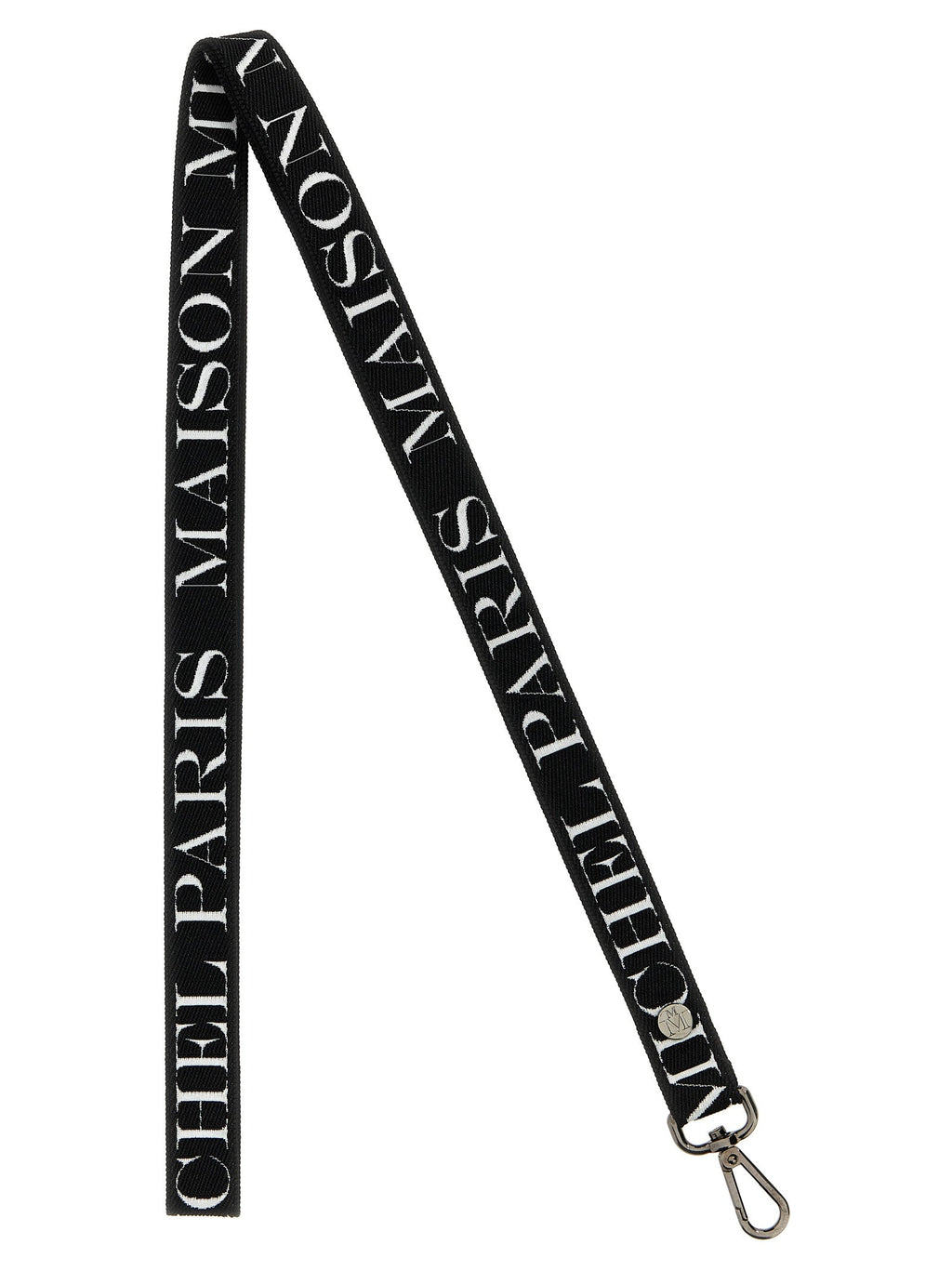Maison Michel Bicolor Cotton Keychain