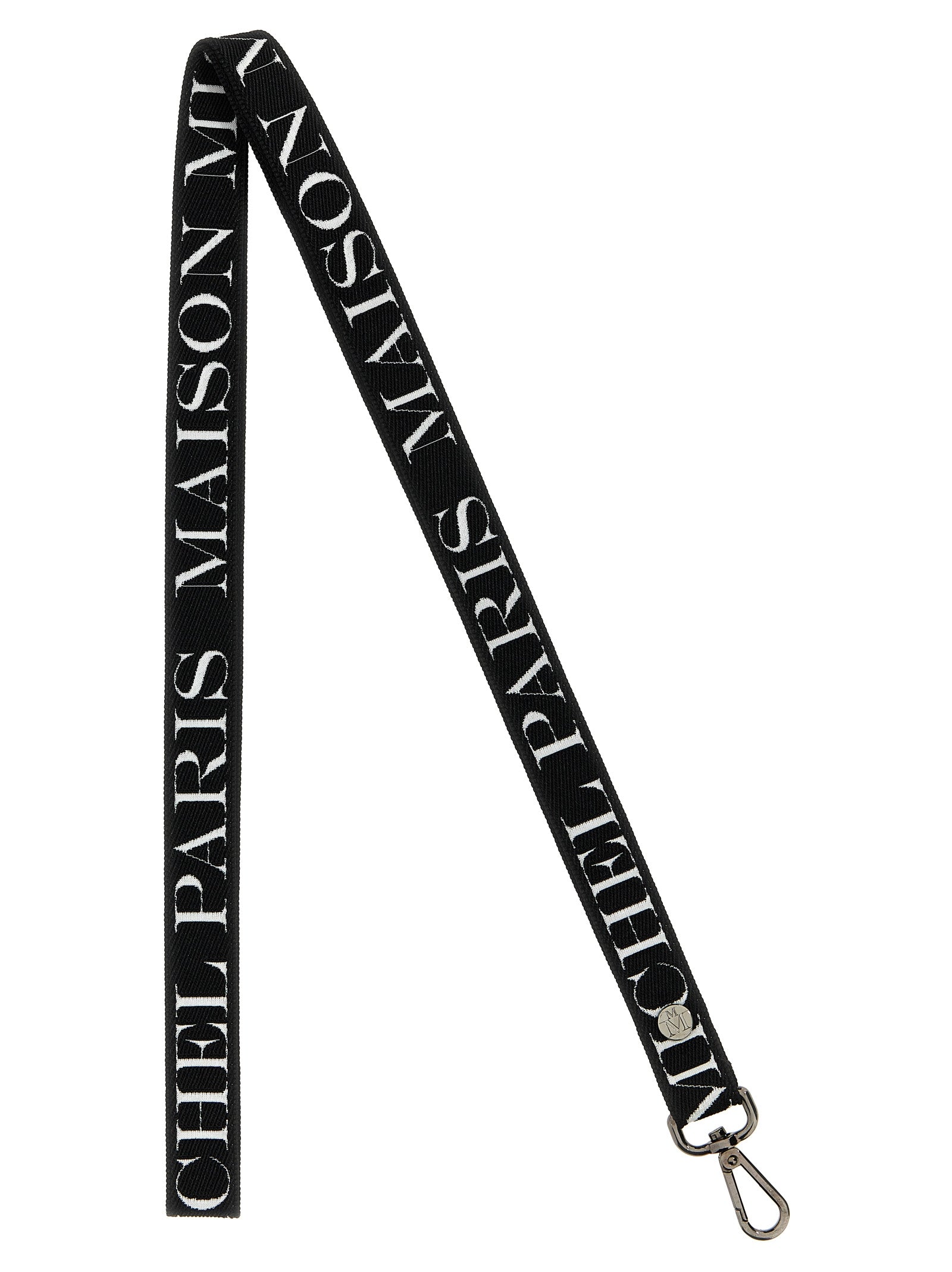 Maison Michel Bicolor Cotton Keychain