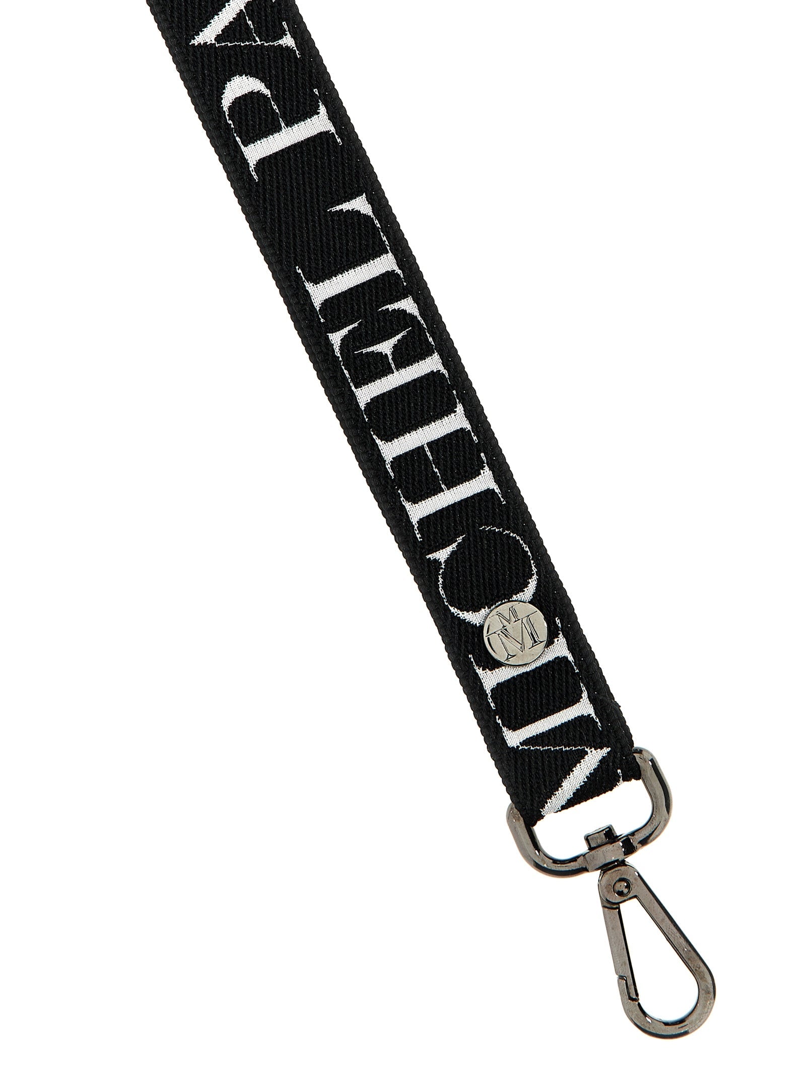 Maison Michel Bicolor Cotton Keychain