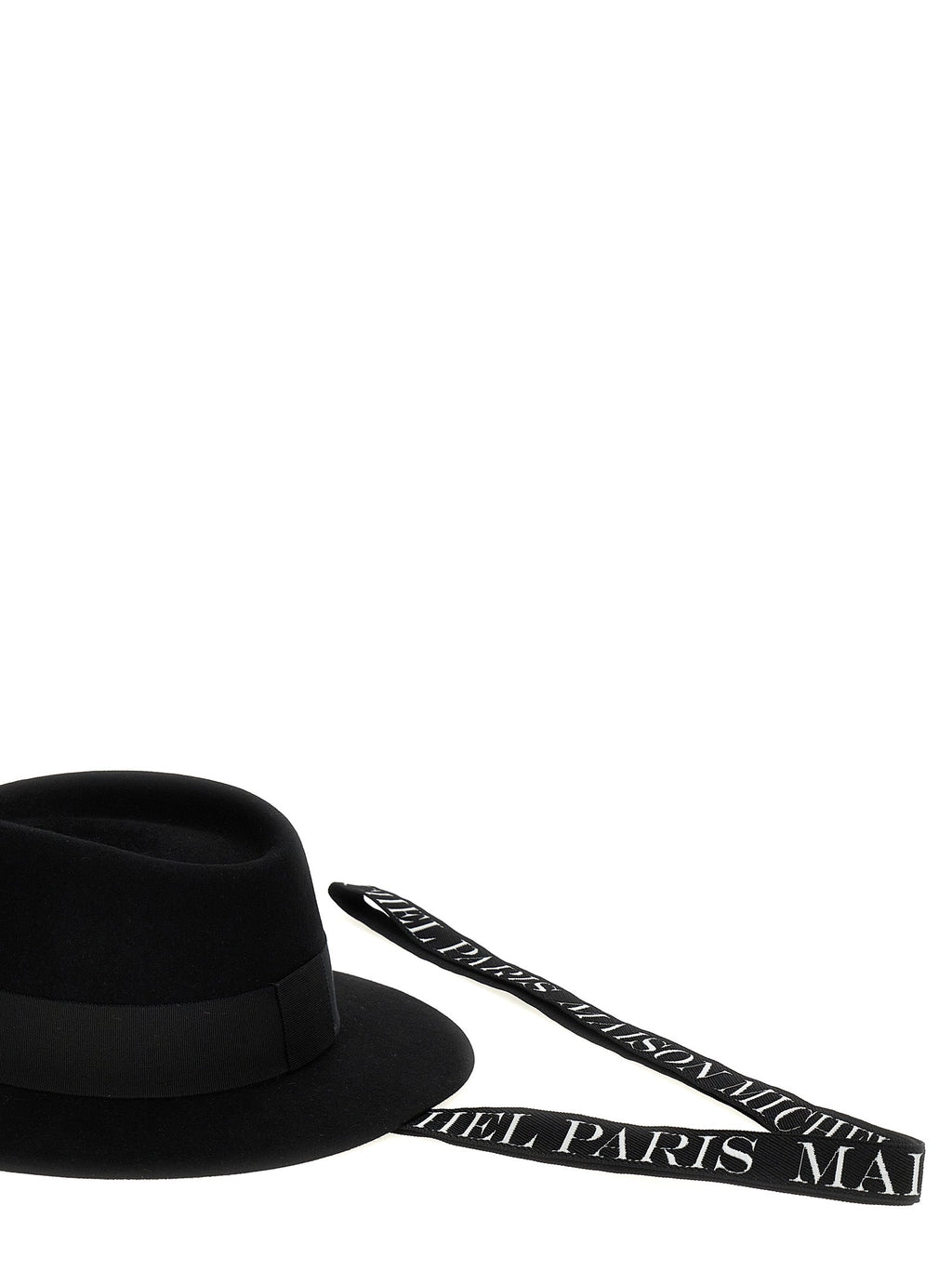 Maison Michel Bicolor Cotton Keychain