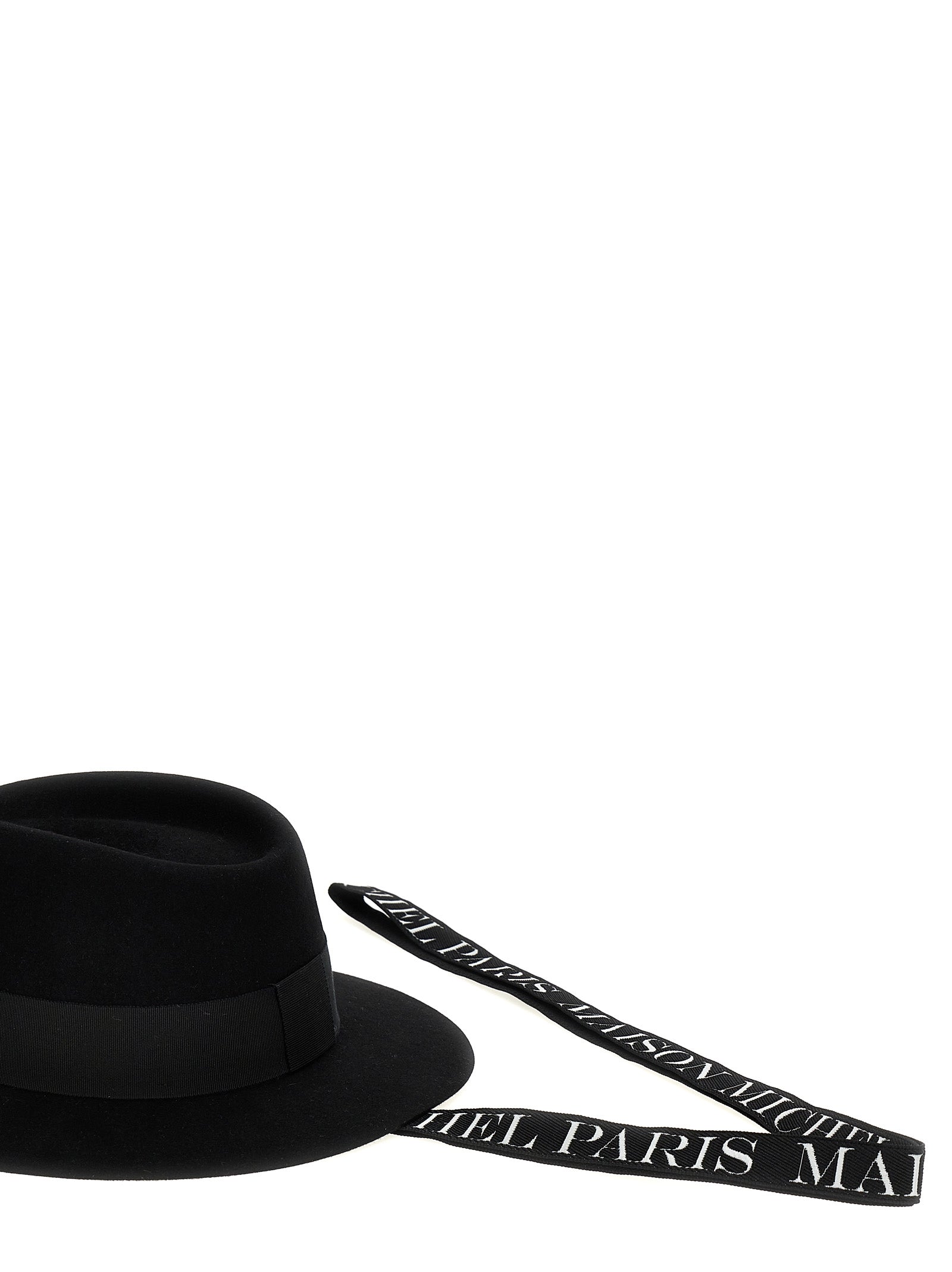Maison Michel Bicolor Cotton Keychain