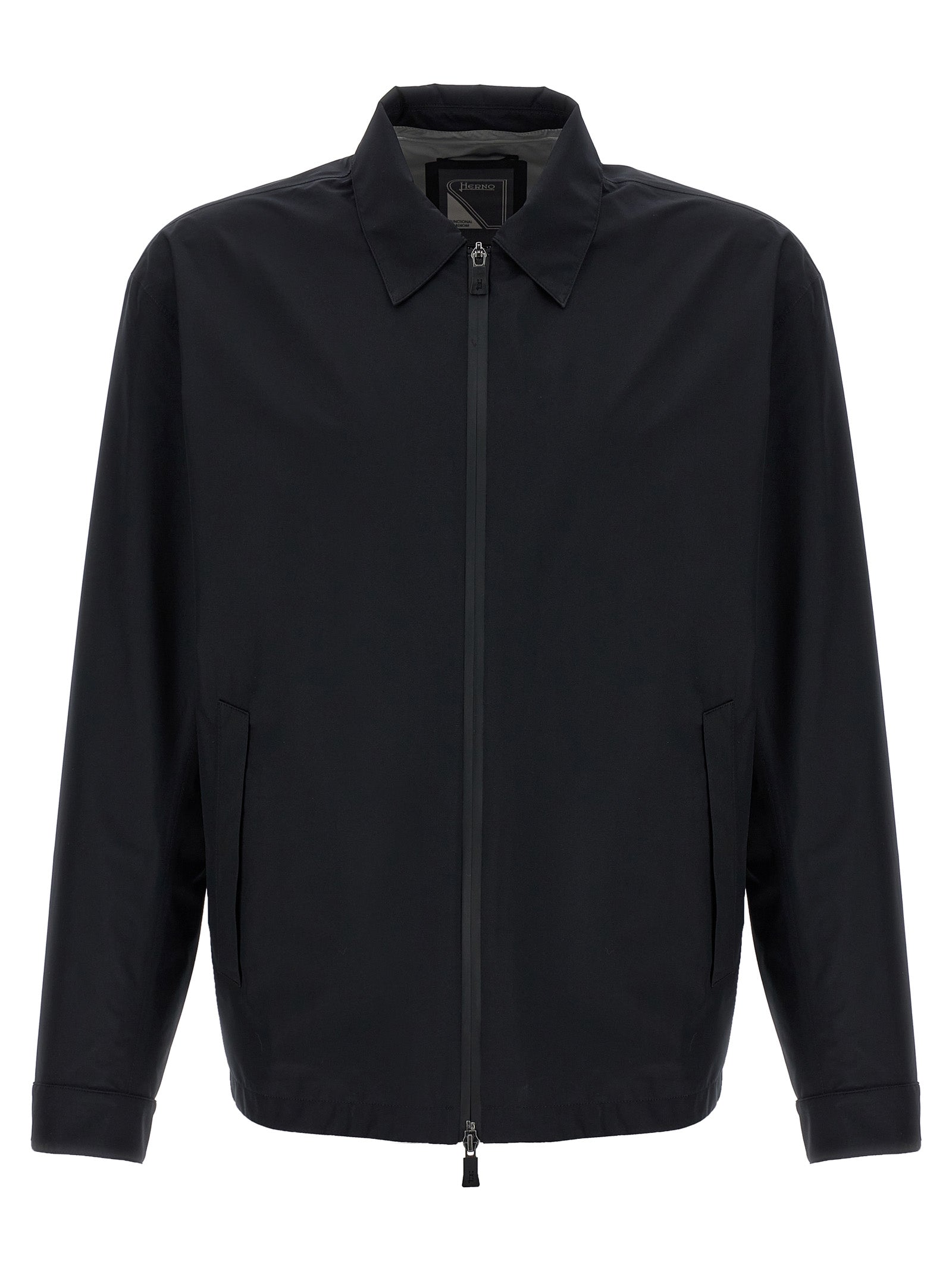 Herno Black Polyester Shell Jacket