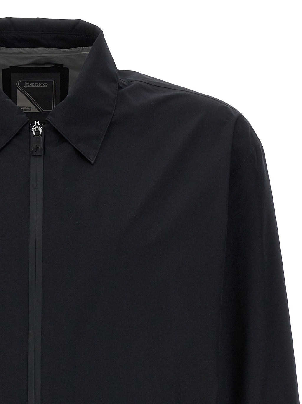 Herno Black Polyester Shell Jacket