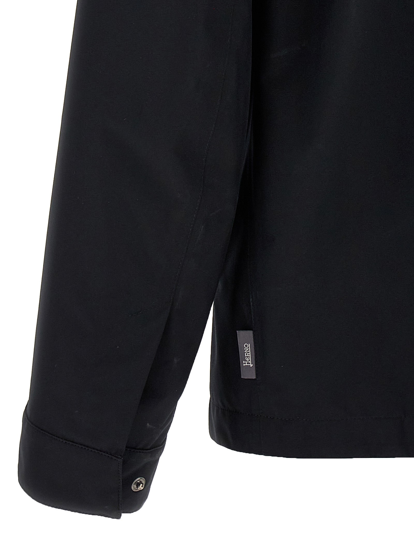 Herno Black Polyester Shell Jacket
