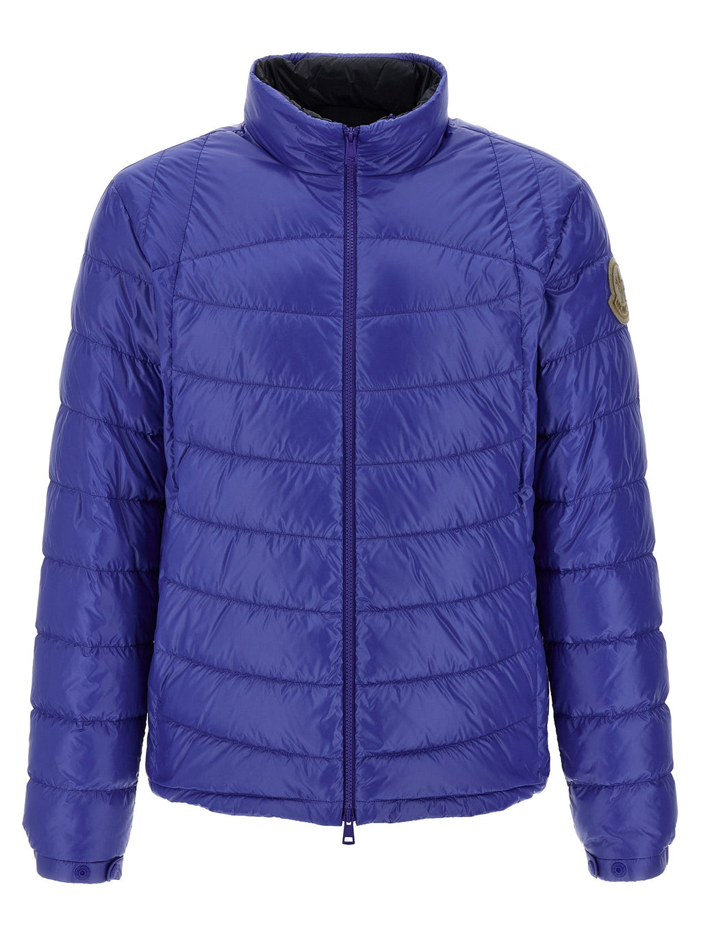 Moncler Blue Polyamide Full-Length Jacket