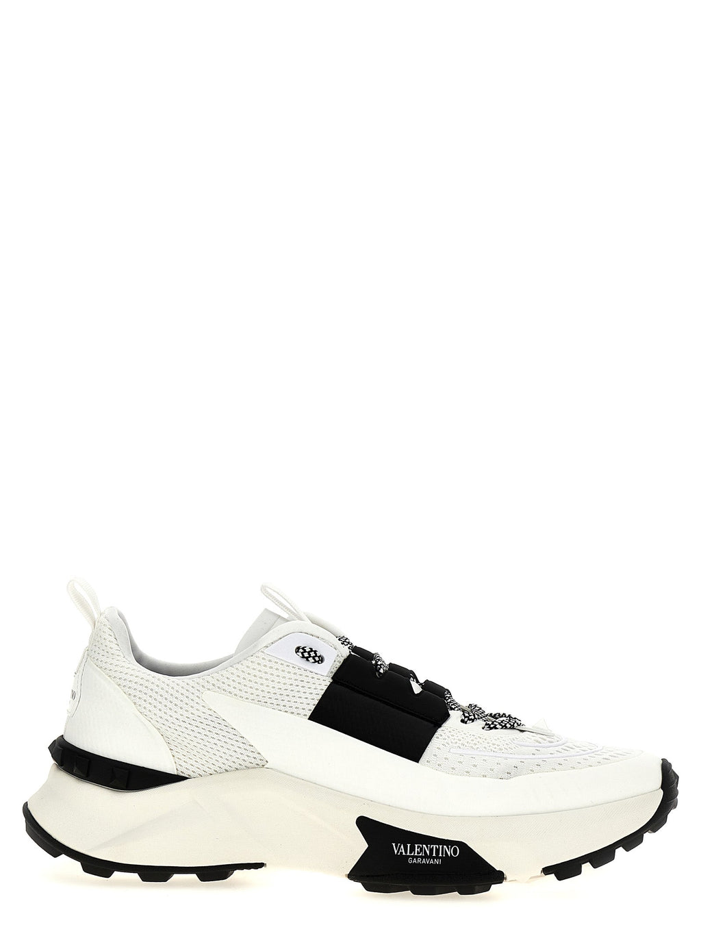 Valentino Garavani Bicolor Calfskin Athletic Sneakers