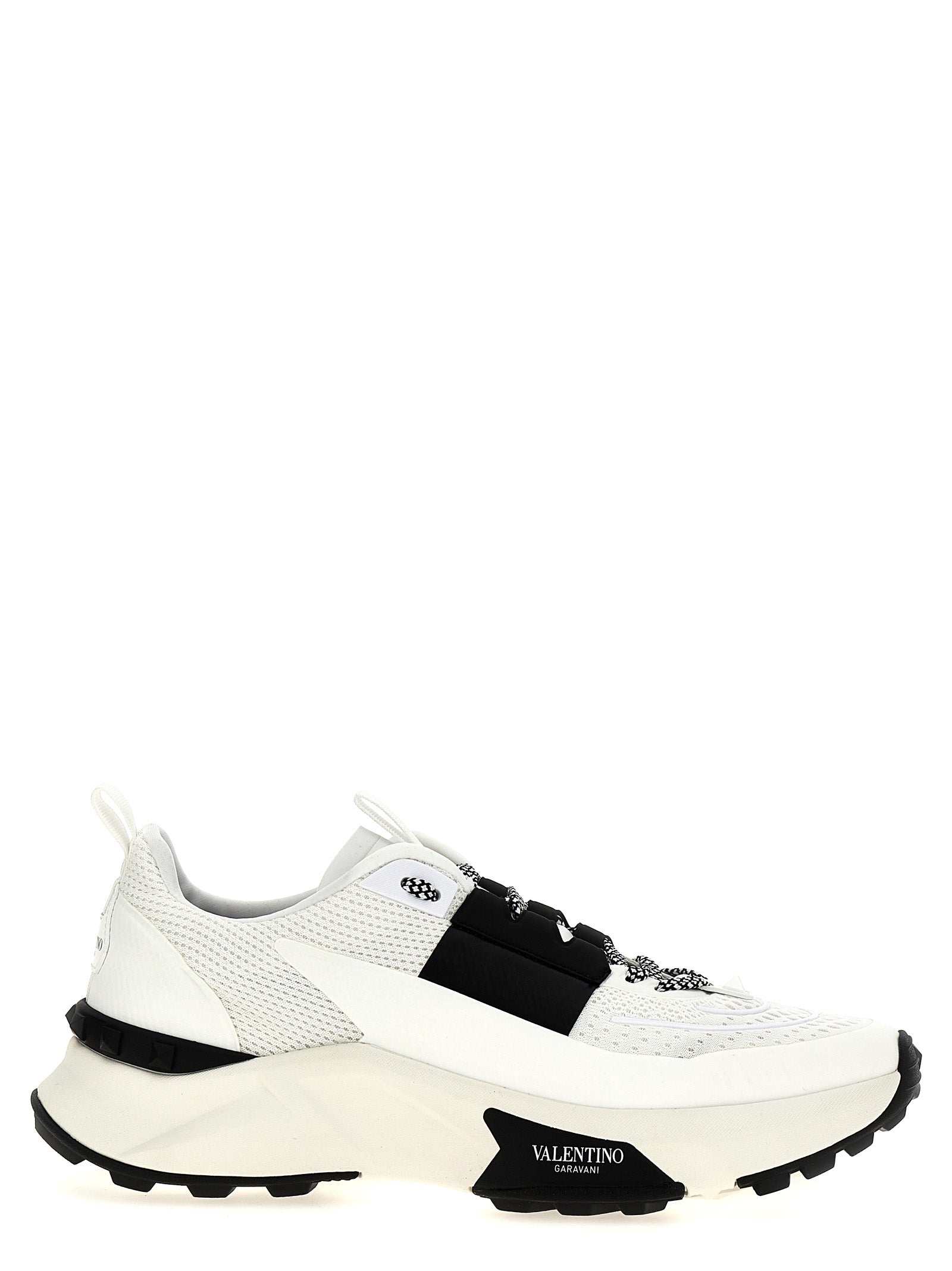 Valentino Garavani Bicolor Calfskin Athletic Sneakers
