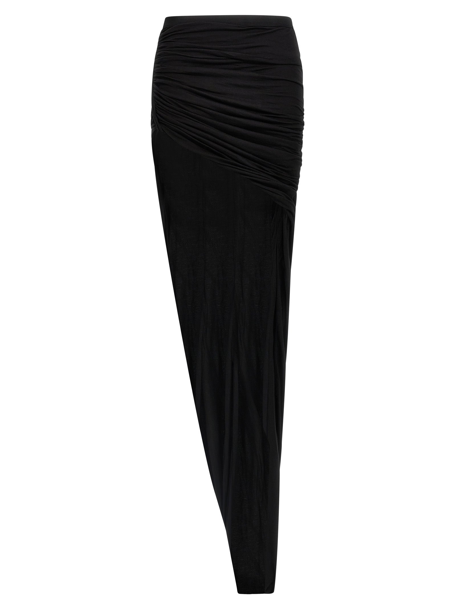 DRKSHDW Black Cotton Mini Skirt