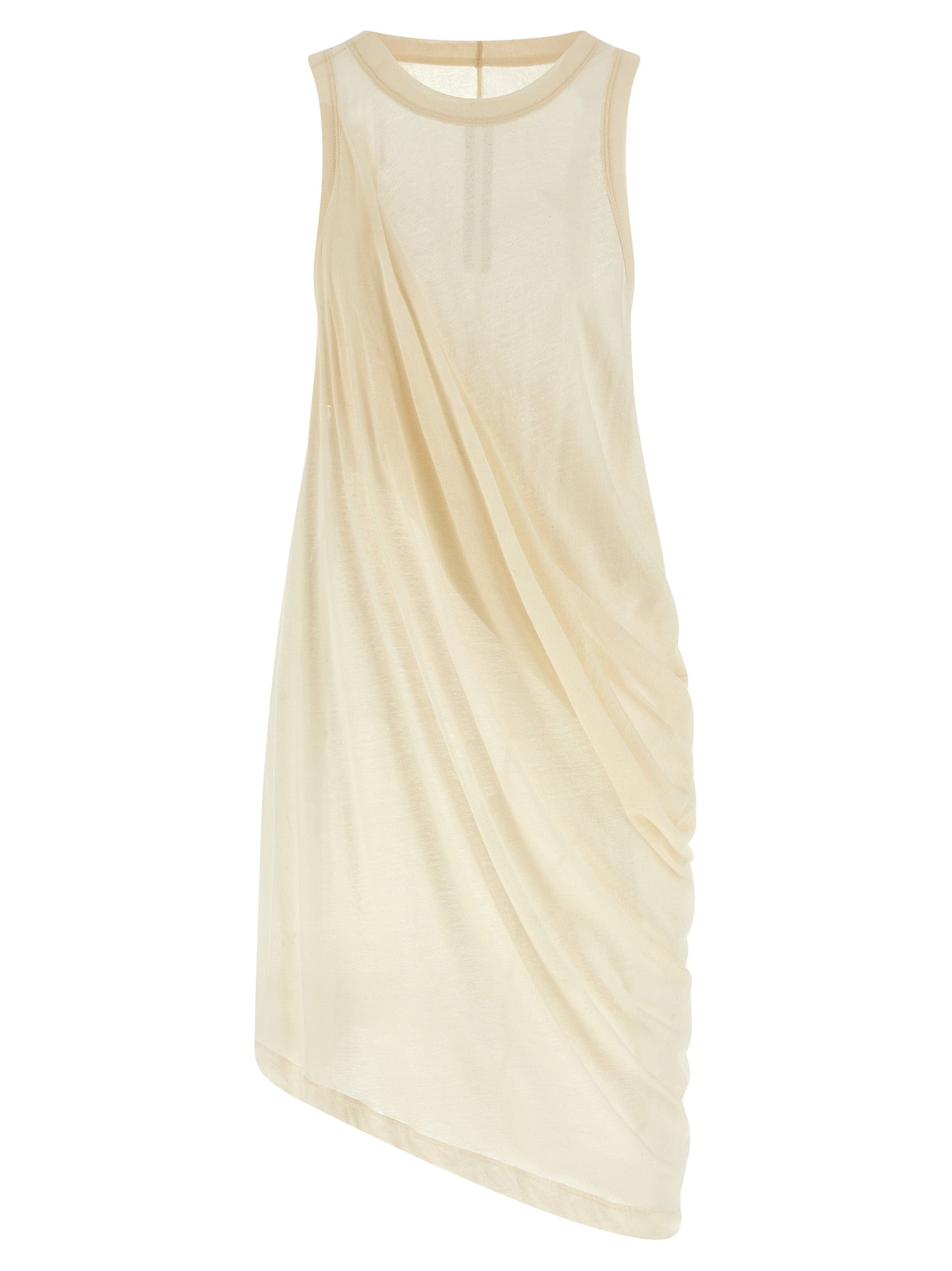 Rick Owens Beige Cotton Casual Dress