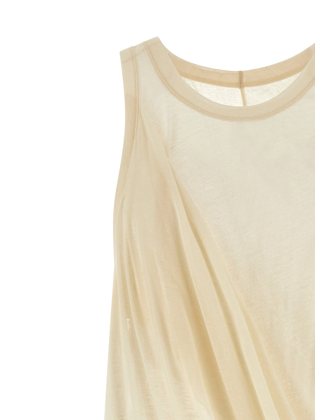 Rick Owens Beige Cotton Casual Dress