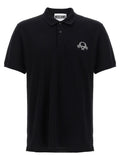 Moschino Black Cotton Polo Shirt