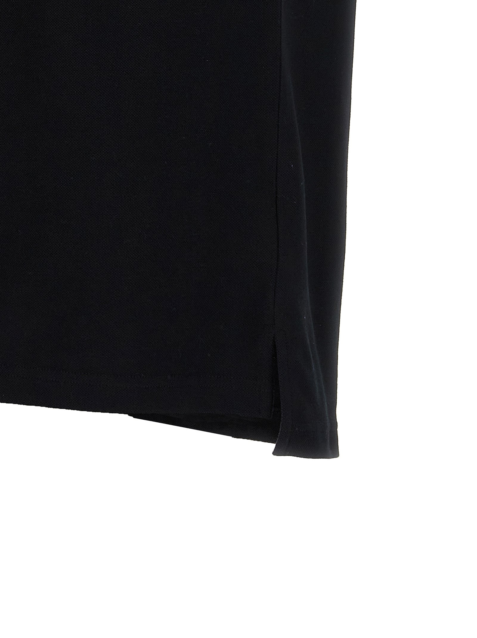Moschino Black Cotton Polo Shirt