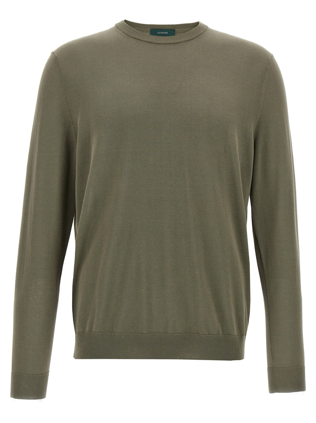 ZANONE Bicolor Cotton Cardigan