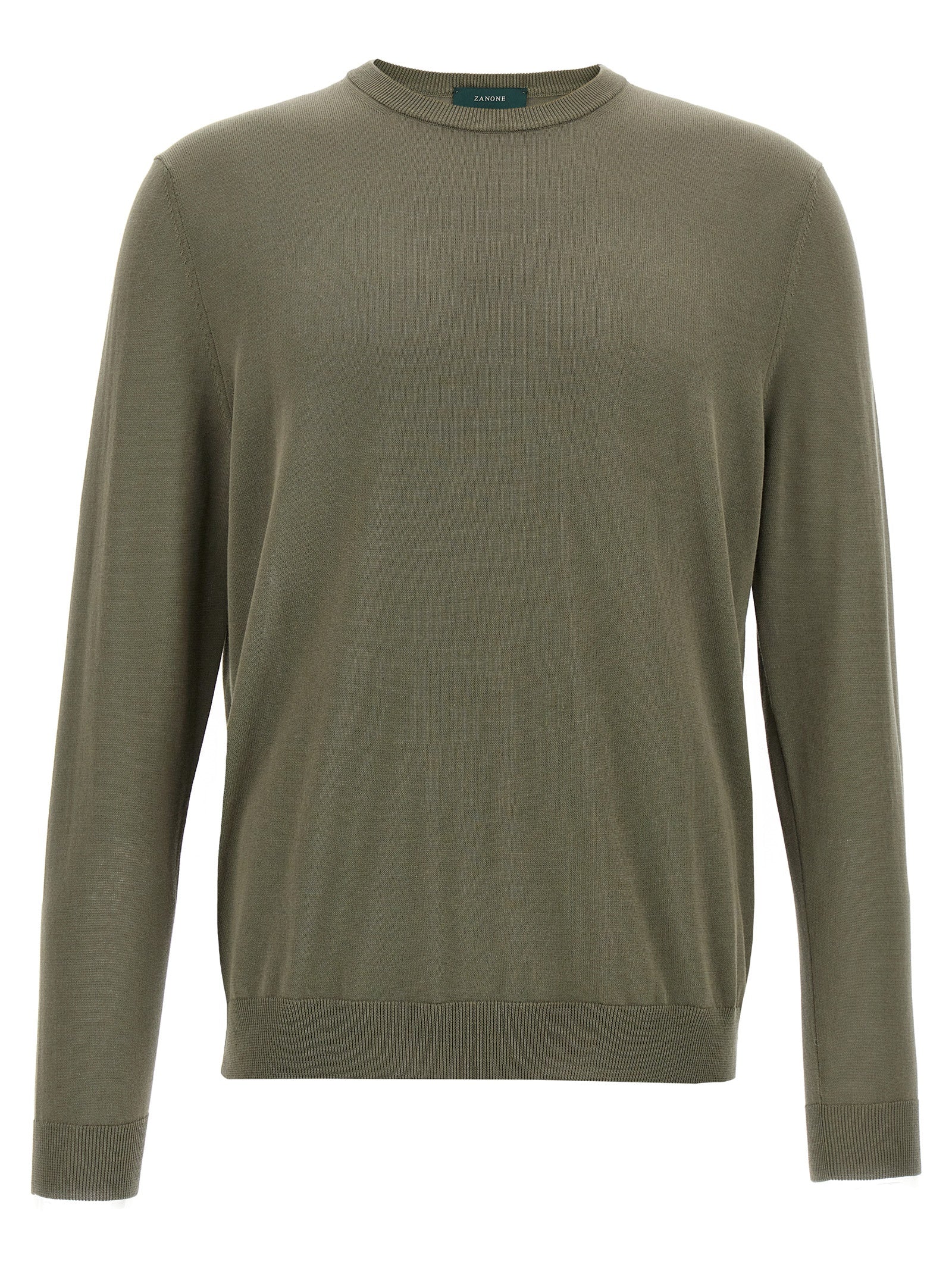 ZANONE Bicolor Cotton Cardigan