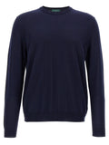 ZANONE Blue Cotton Cardigan
