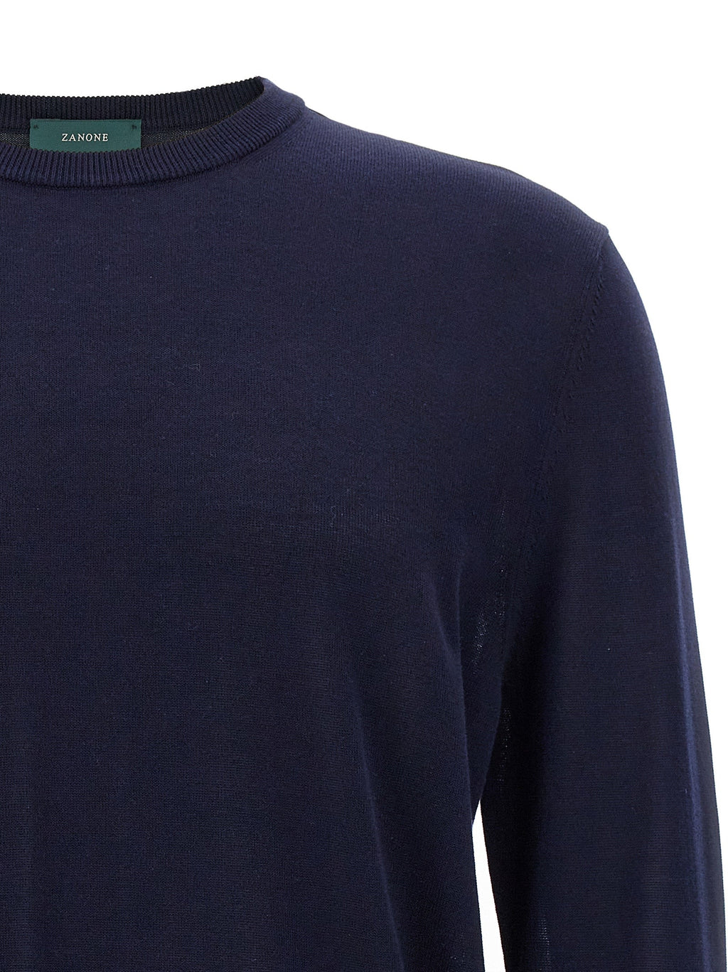 ZANONE Blue Cotton Cardigan