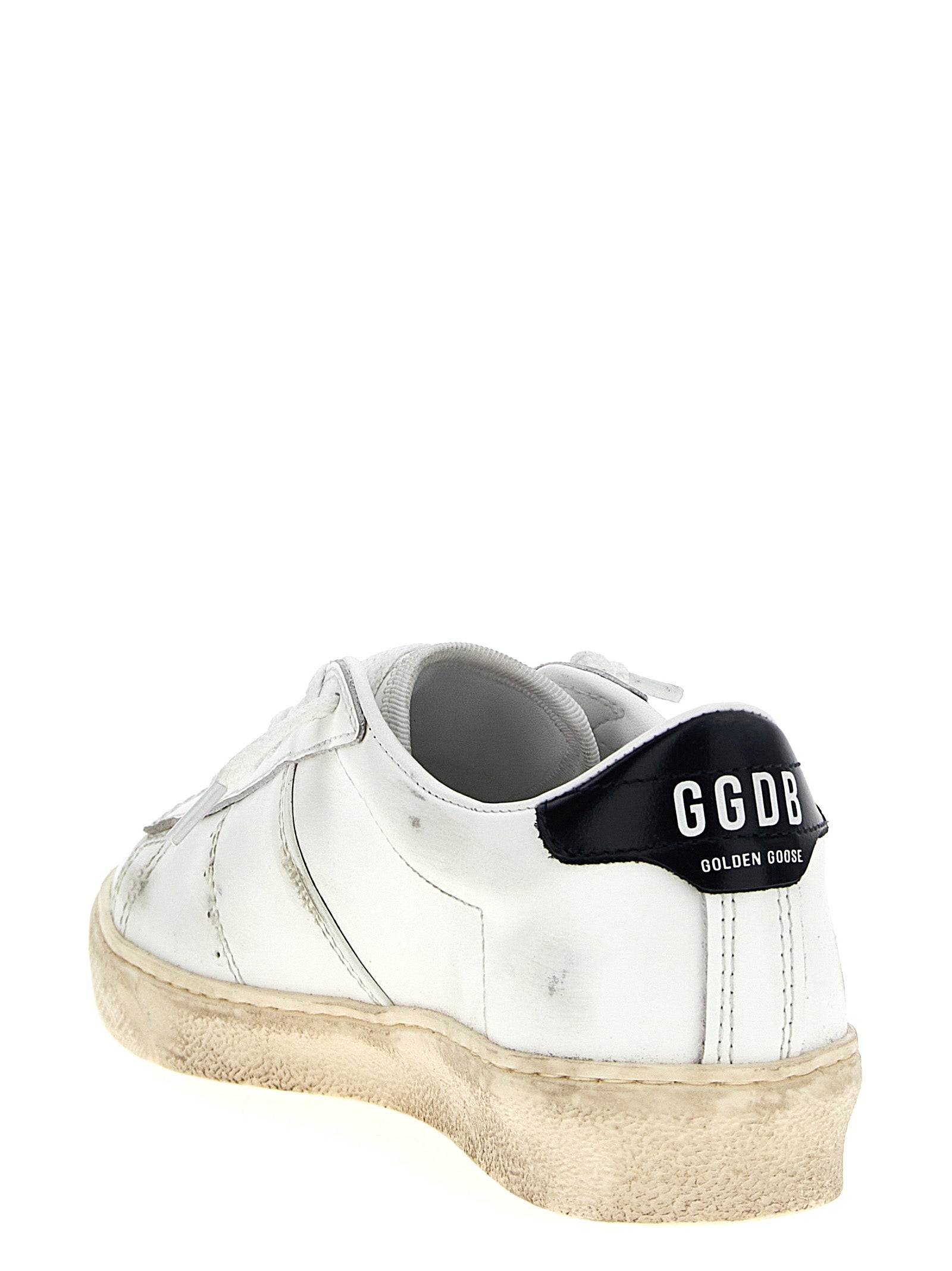 Golden Goose Blue Cowhide Low Top Sneakers