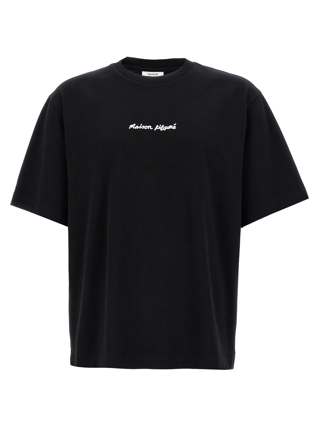 Maison Kitsuné Black Cotton T-Shirt