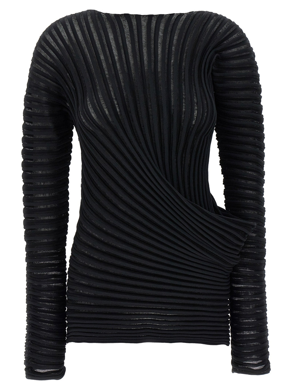 Issey Miyake Black Polyester Shirt