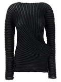 Issey Miyake Black Polyester Shirt