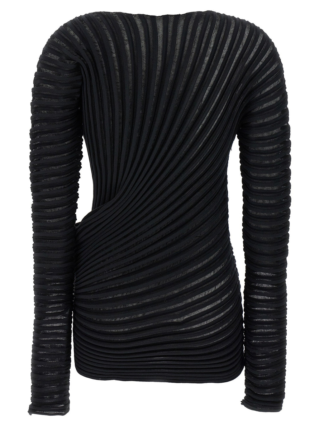 Issey Miyake Black Polyester Shirt