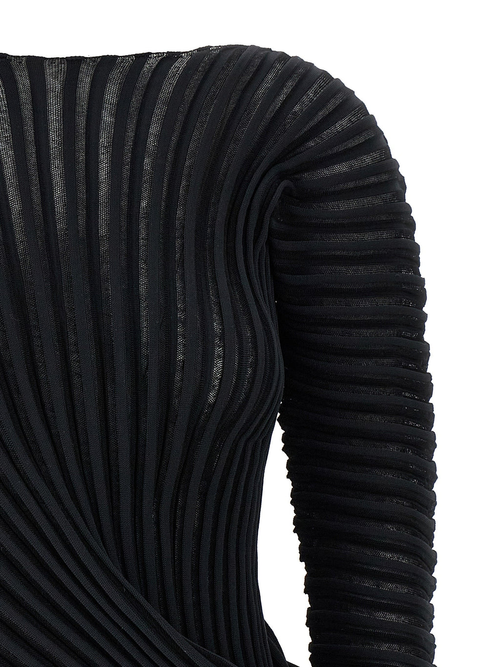 Issey Miyake Black Polyester Shirt