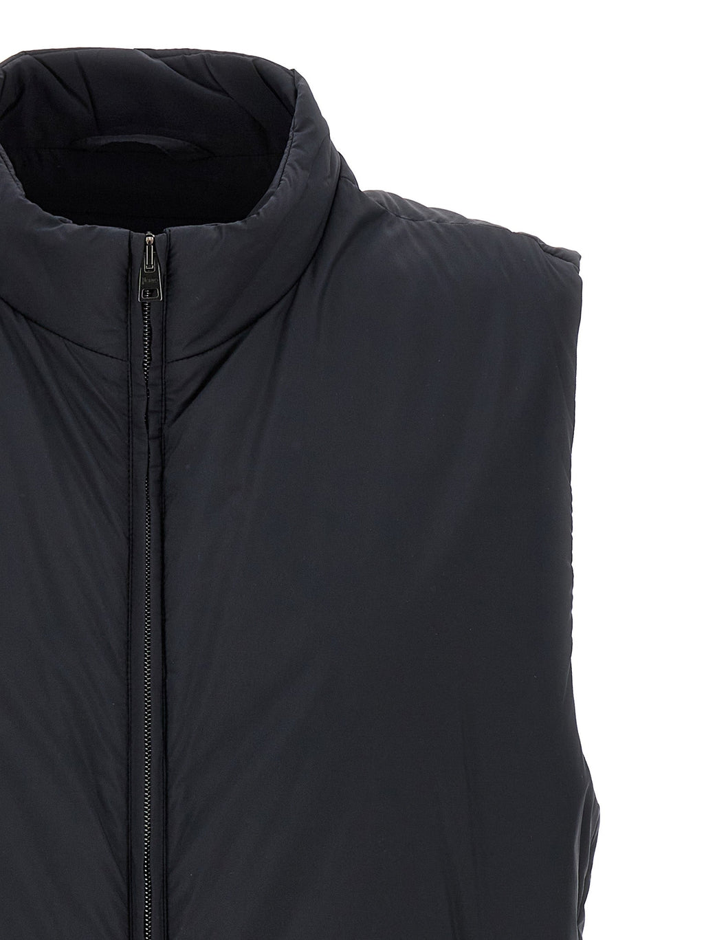 Herno Black Polyamide Sleeveless Jacket