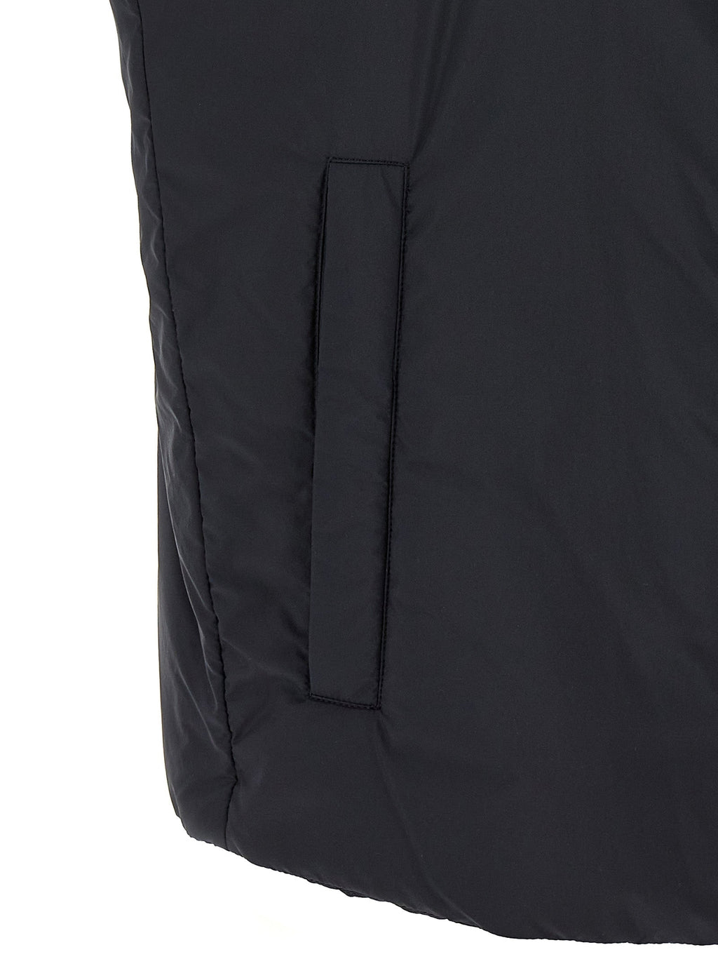 Herno Black Polyamide Sleeveless Jacket