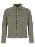 Brunello Cucinelli Gray Cotton Denim Jacket