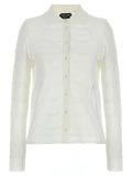 Tom Ford White Cotton Cardigan