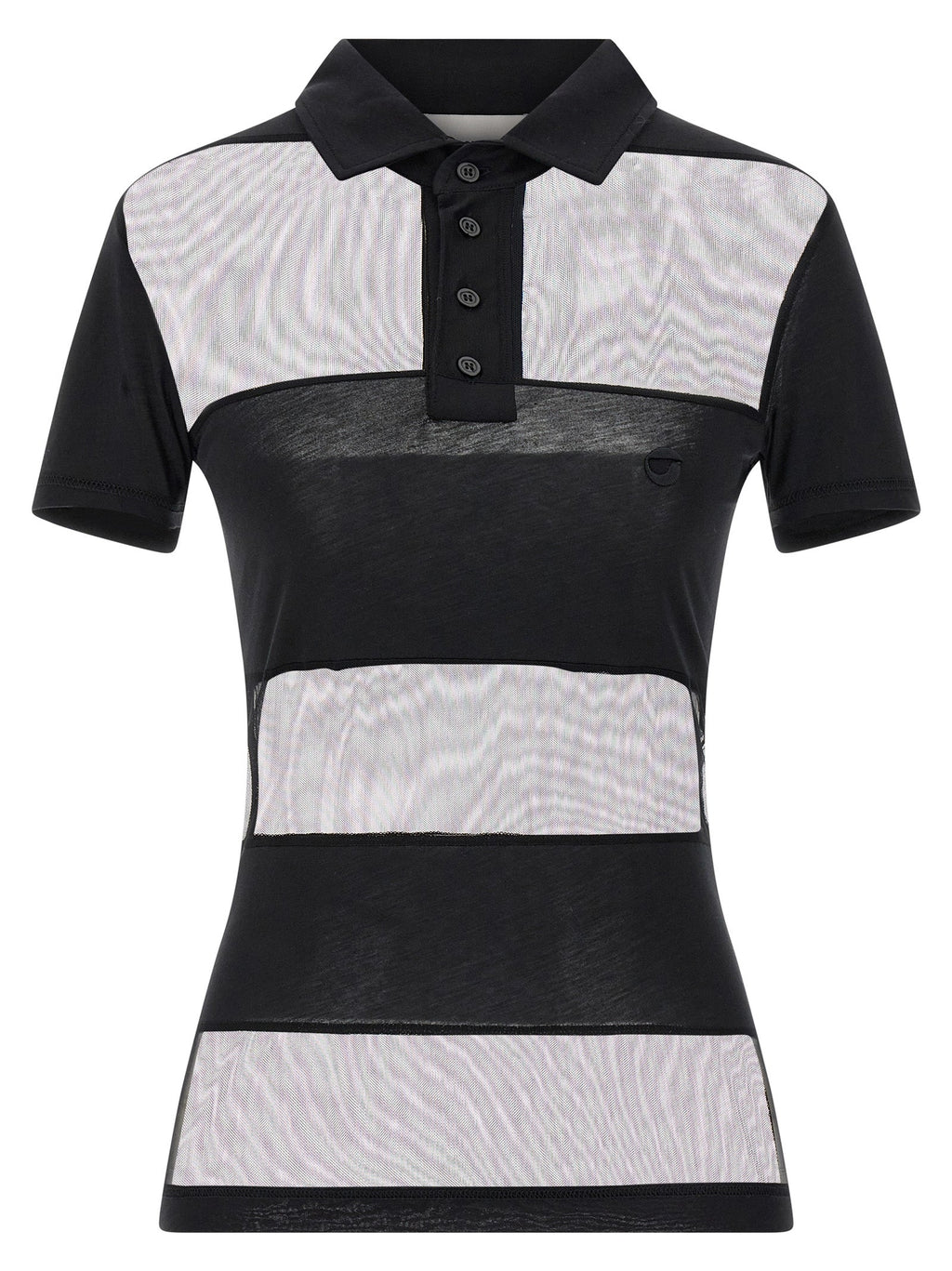 Coperni Black Cotton Polo Shirt