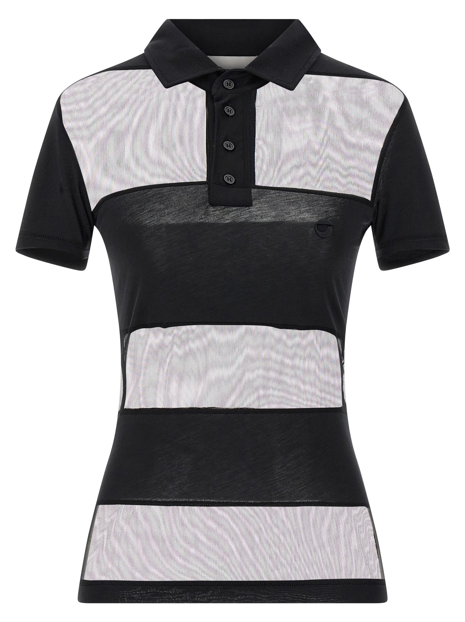Coperni Black Cotton Polo Shirt
