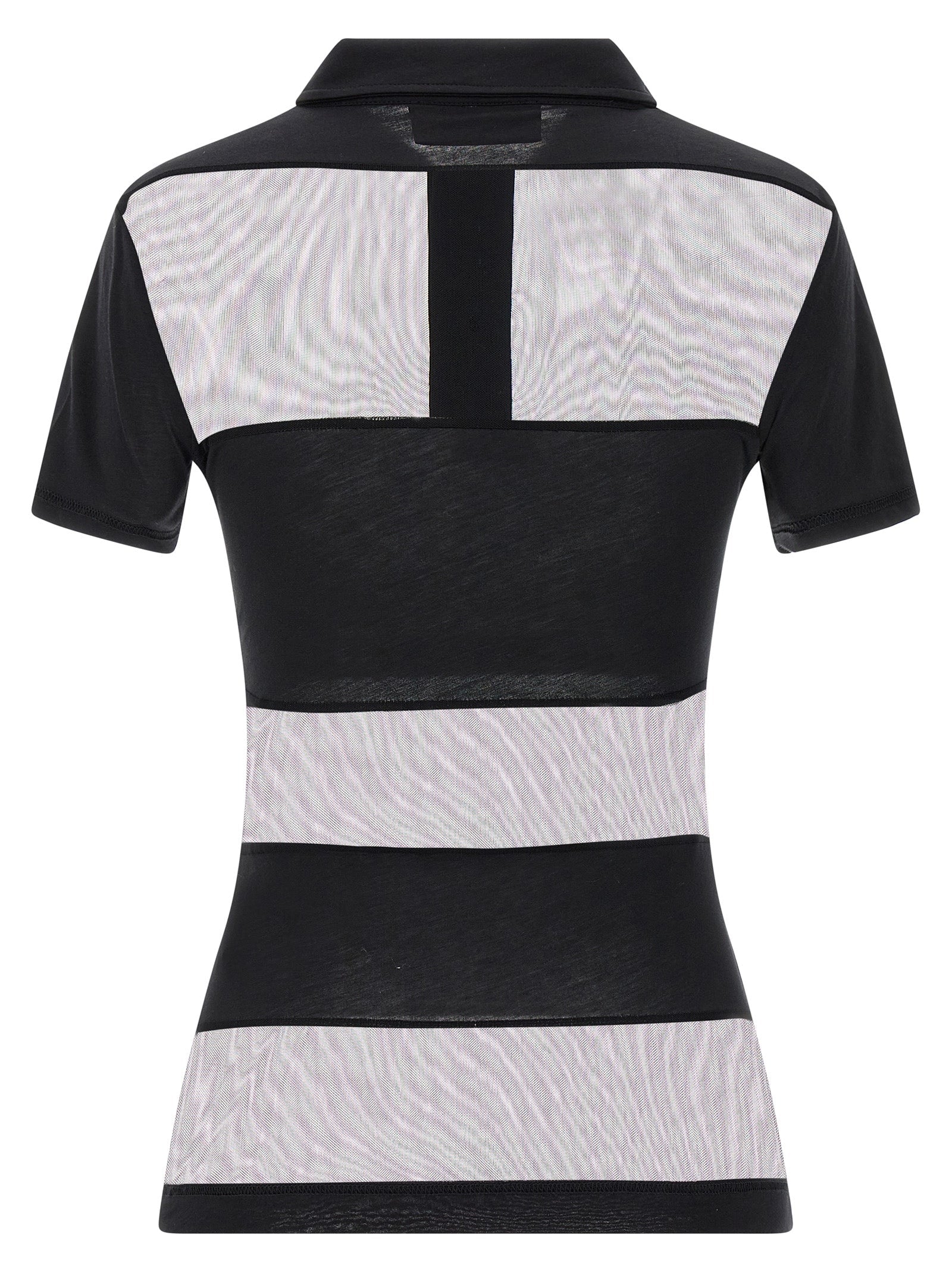 Coperni Black Cotton Polo Shirt