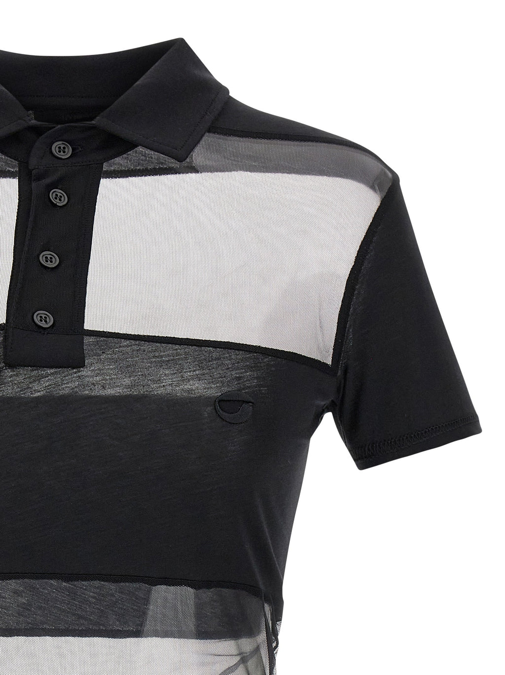 Coperni Black Cotton Polo Shirt