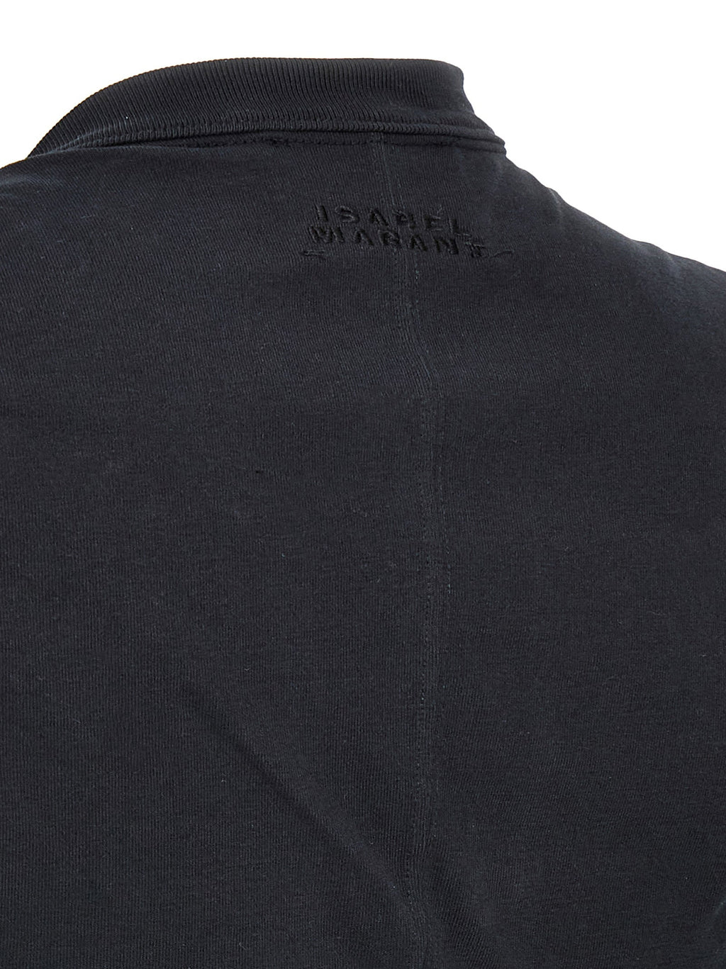 Isabel Marant Black Cotton Sleeveles T-Shirt