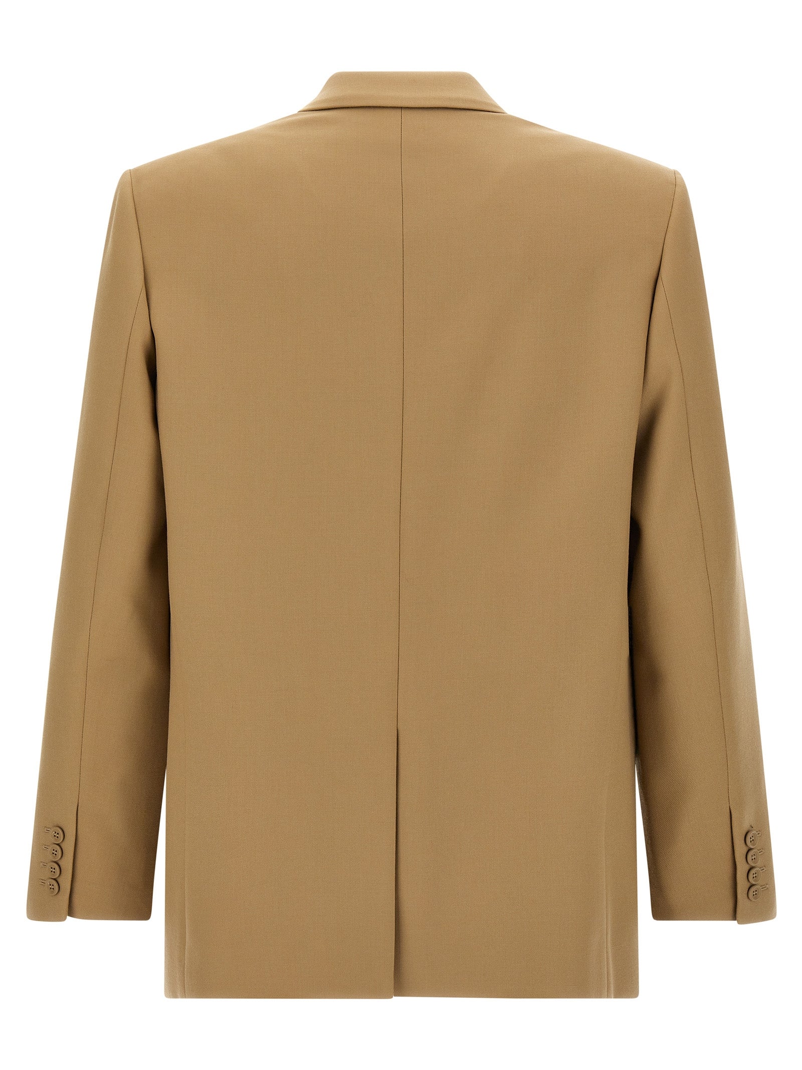 Saint Laurent Beige Wool Blazer