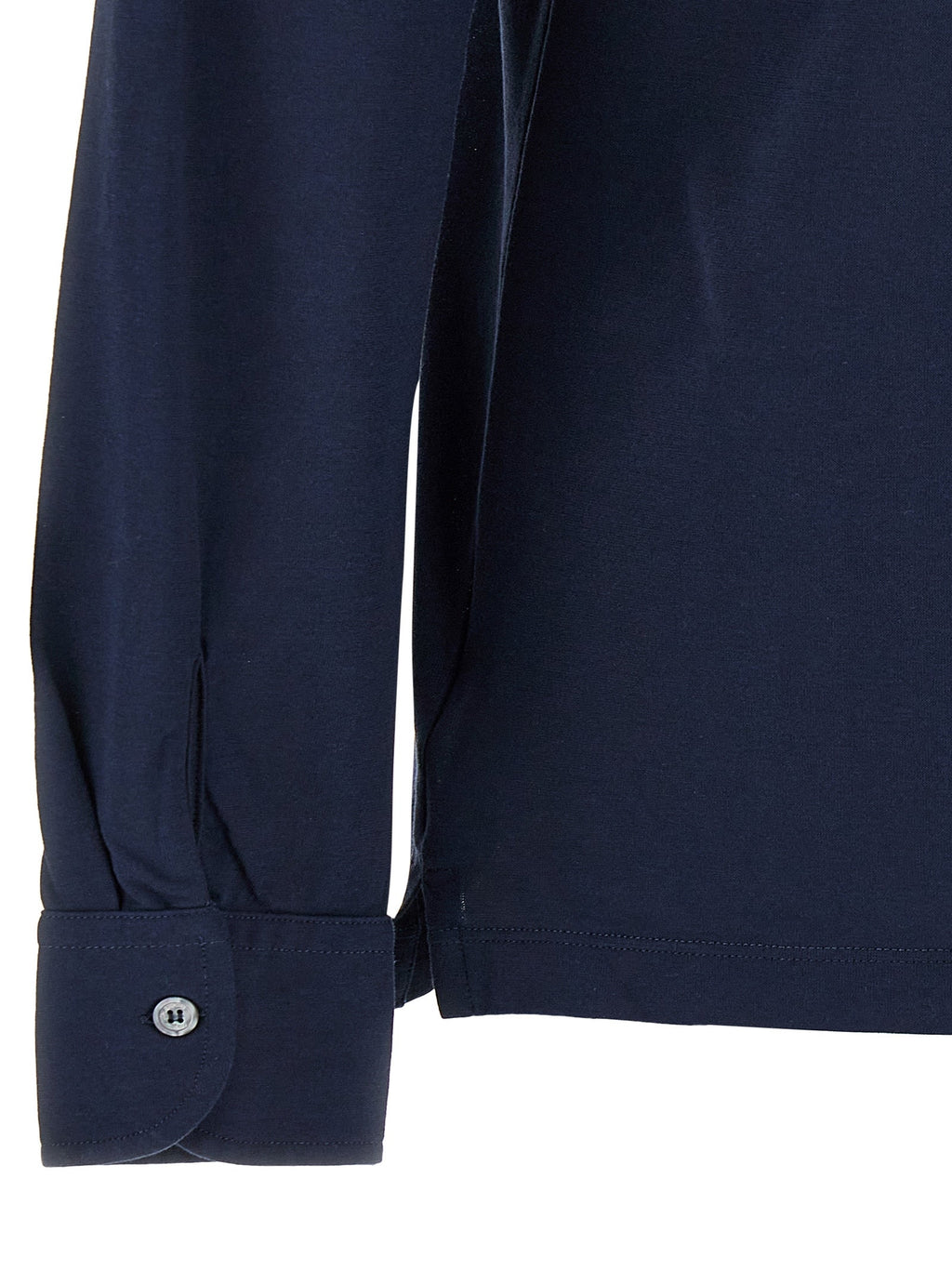 ZANONE Blue Cotton Blouse
