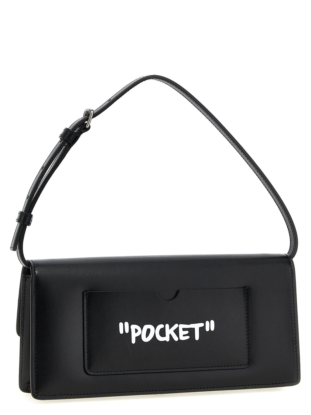 Off-White Bicolor Calfskin Shoulder Bag
