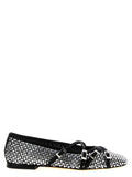 MACH & MACH Black Polyamide Ballet Flats