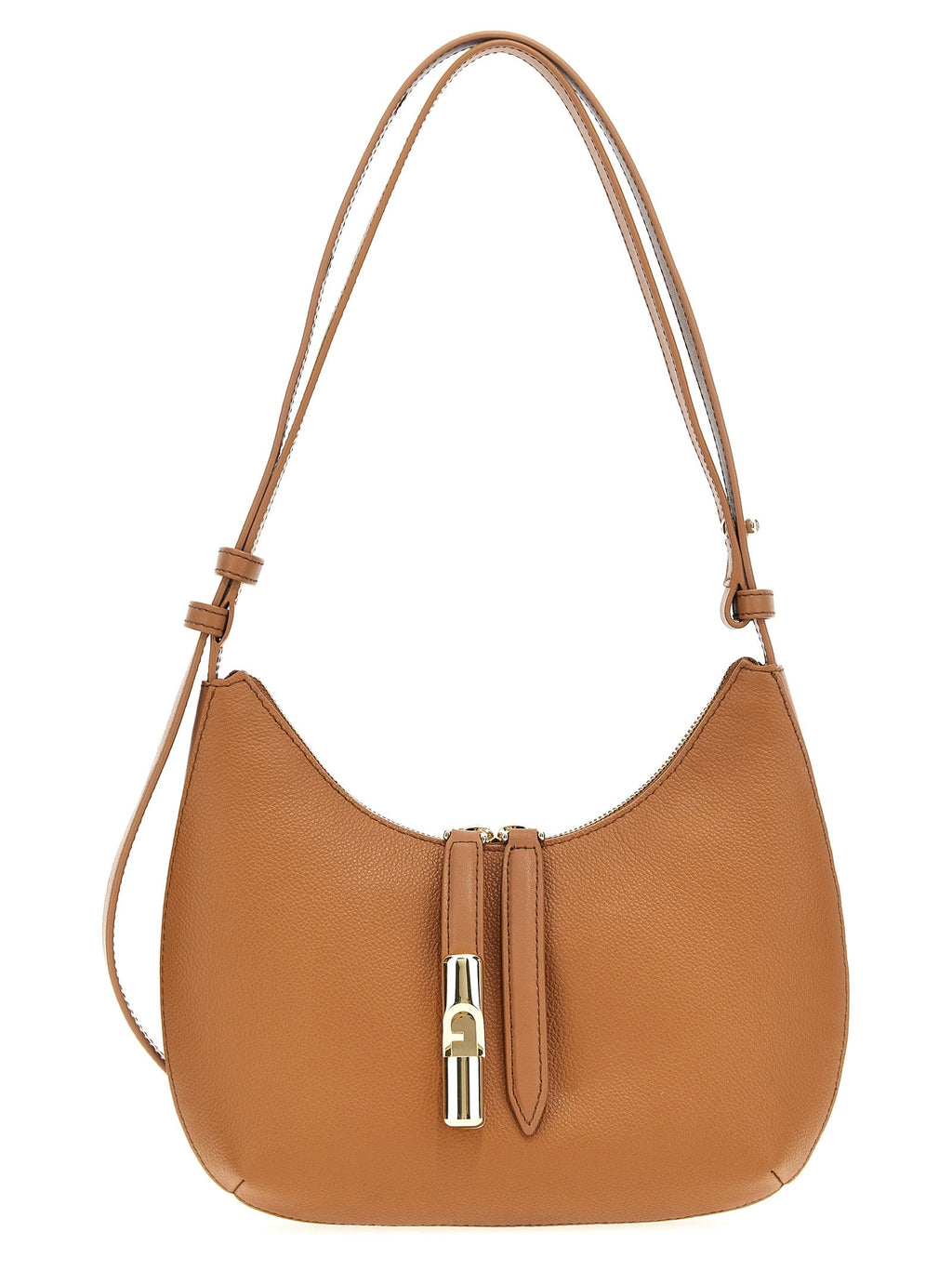 Furla Brown Leather Shoulder Bag