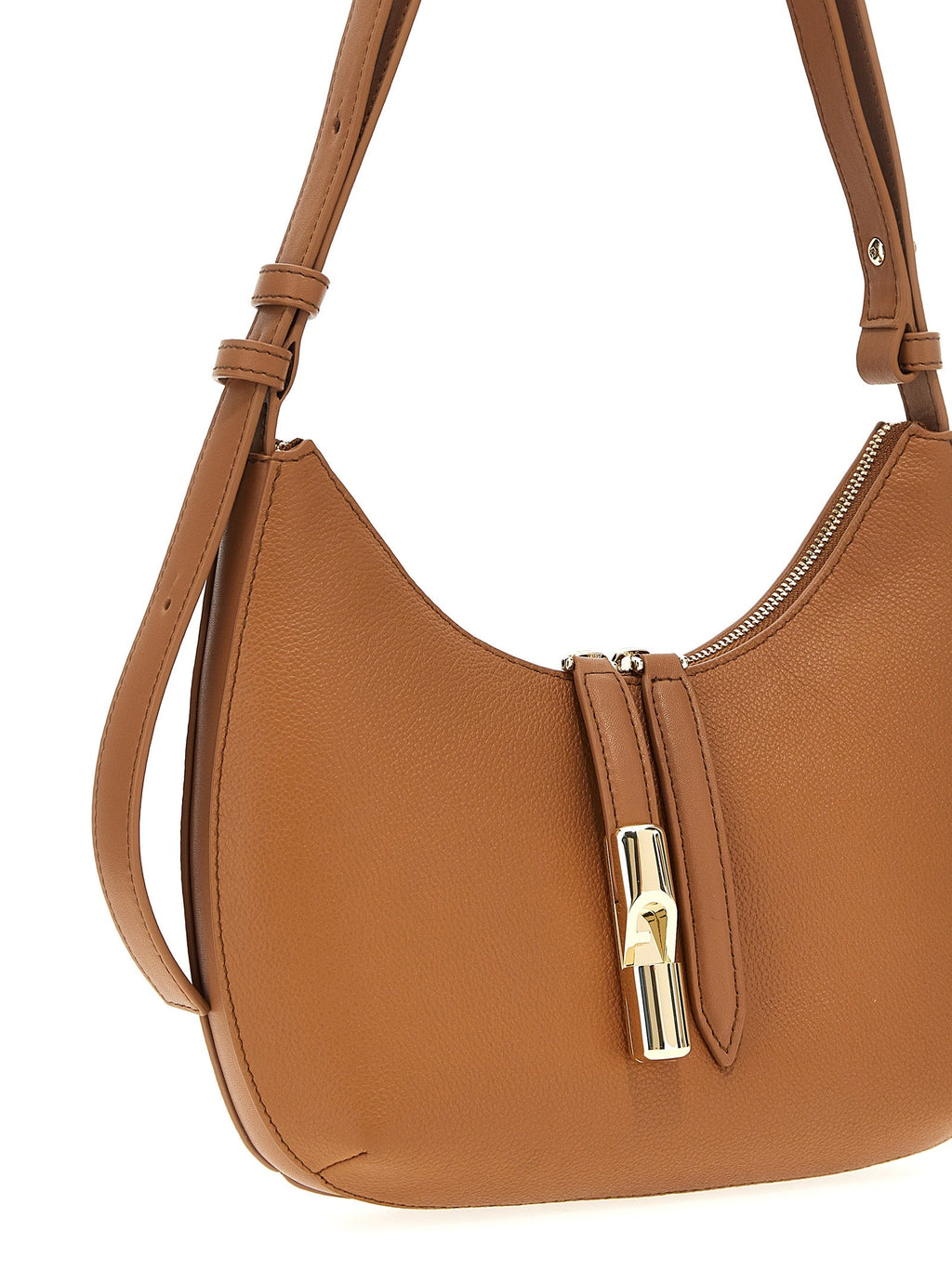 Furla Brown Leather Shoulder Bag