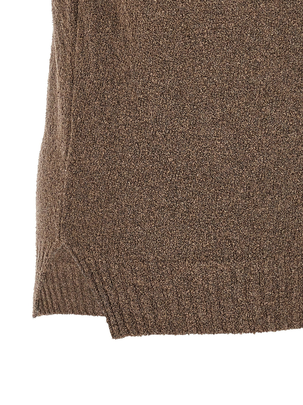 MA'RY'YA Brown Cotton Polo Shirt