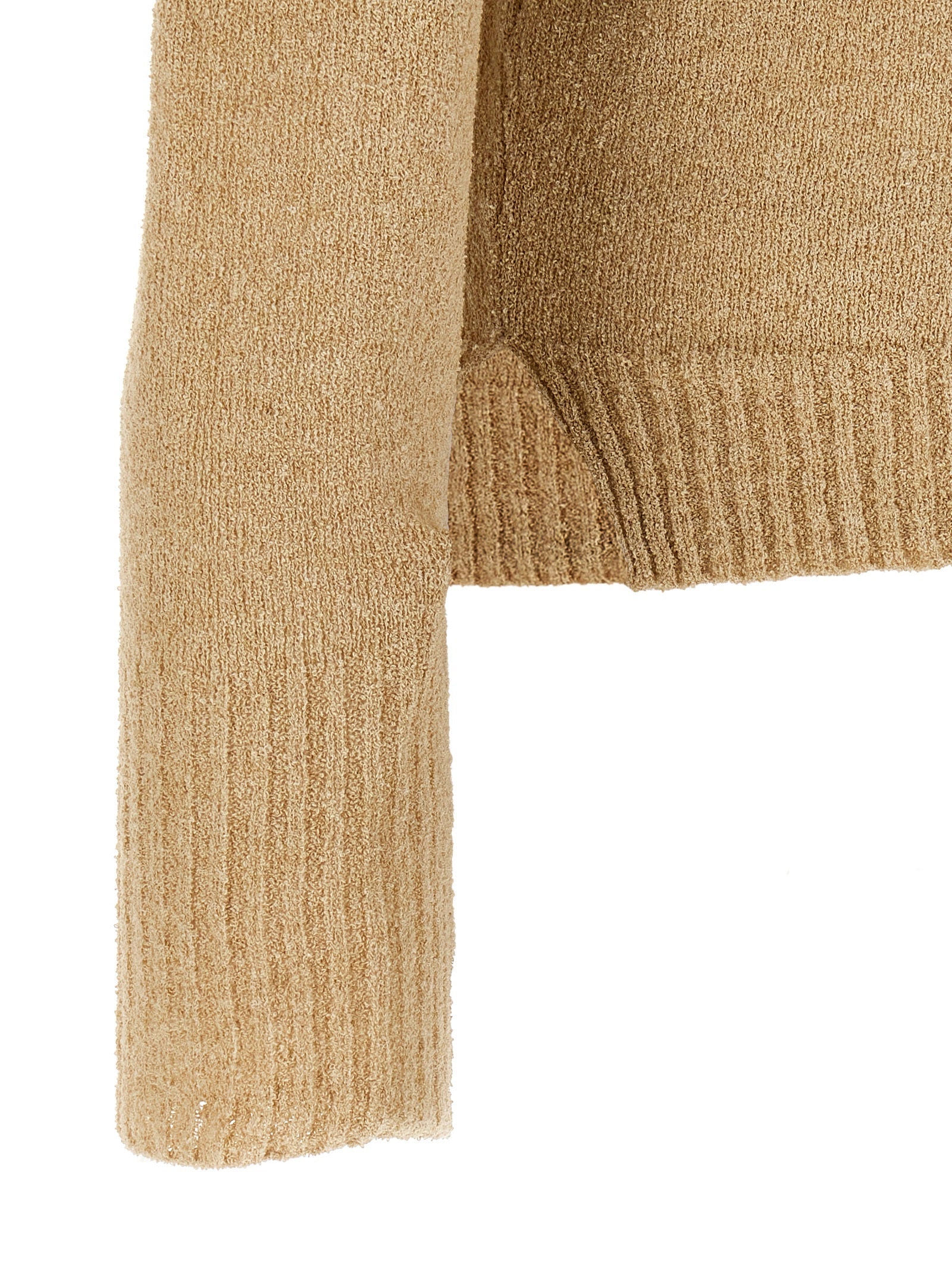 MA'RY'YA Beige Cotton Polo Shirt