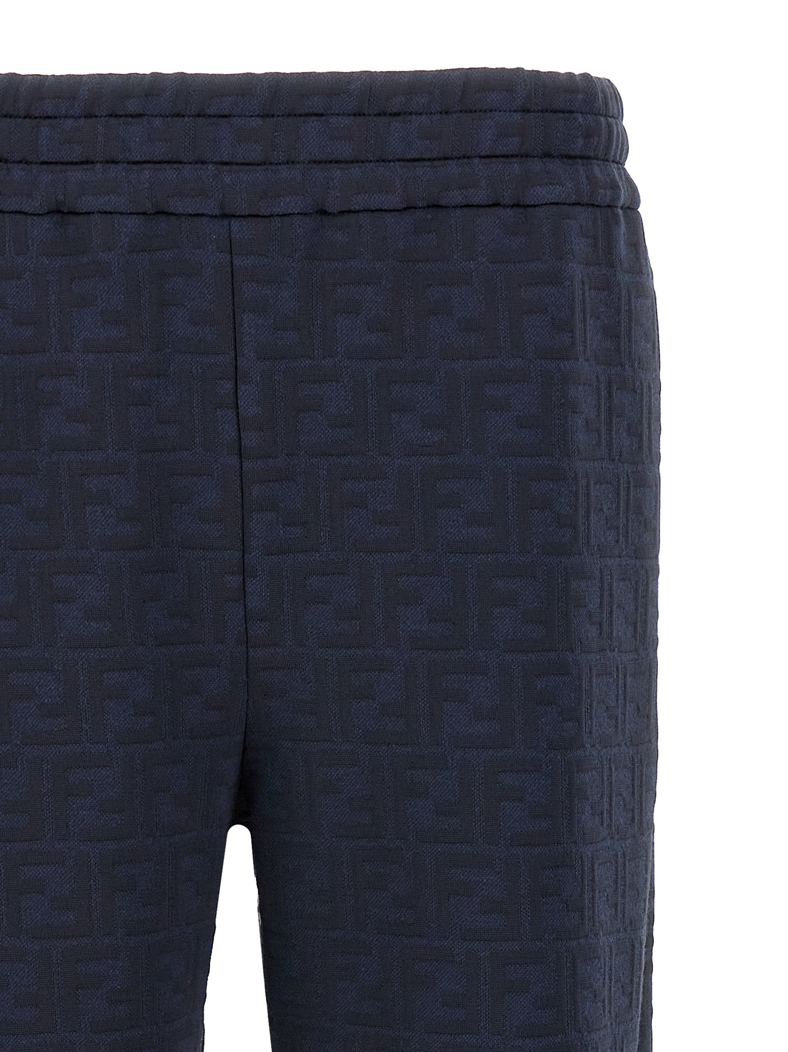Fendi Blue Polyester Joggers (Workout Pants)